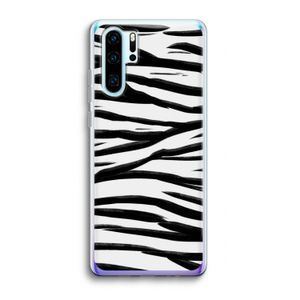 Zebra pattern: Huawei P30 Pro Transparant Hoesje