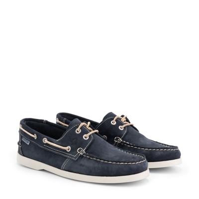 Travelin' Men - Moccasin - Marine - Maat 44