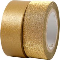 Creativ Company Masking Tape Goud 2m, 2st. - thumbnail