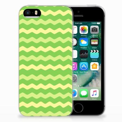 Apple iPhone SE | 5S | TPU bumper | Waves Green