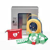 HeartSine 350P AED + buitenkast-Grijs - thumbnail