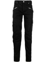 Balmain pantalon fuselé à poches cargo - Noir