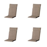 Kussen hoog 50x120 universeel outdoor Manchester taupe (4 stuks) Madison - Madison