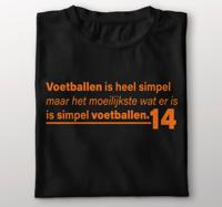 Voetballer citaat T-shirt