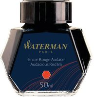Waterman vulpeninkt 50 ml, rood (Audacious) - thumbnail