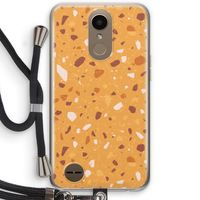 Terrazzo N°24: LG K10 (2017) Transparant Hoesje met koord