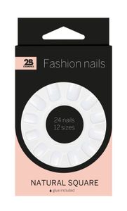 Nails natural square