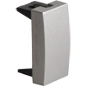Afdekplaat voor Tehalit outlet 22,5mm aluminium look WS688T