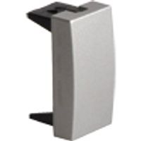 Afdekplaat voor Tehalit outlet 22,5mm aluminium look WS688T