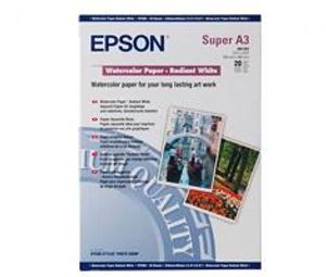 Epson S041352 A3+ WaterColour Radiant White 20 vel