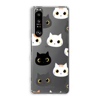 Katten: Sony Xperia 1 III Transparant Hoesje
