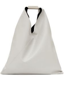 MM6 Maison Margiela sac cabas Japanese médium en cuir - Gris