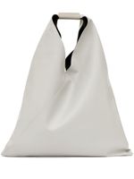 MM6 Maison Margiela sac cabas Japanese médium en cuir - Gris