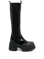 GANNI bottes Cleated - Noir