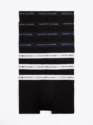 Tommy Hilfiger 7-Pack - Heren Trunks Boxers - Combi - Multipack katoenen heren onderbroeken