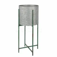 Bloempot op Standaard Rond Grijs Ø25cm