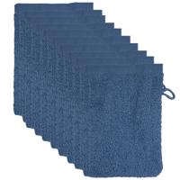 The One Washandjes Denim Faded - 10 stuks The One Washandjes Denim Faded - 10 stuks
