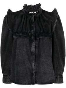 MARANT ÉTOILE chemise Idety en jean - Noir