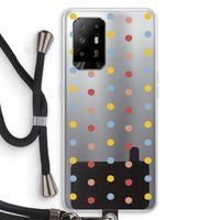 Bollen: Oppo A95 5G Transparant Hoesje met koord Bollen: Oppo A95 5G Transparant Hoesje met koord
