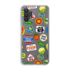 Fruitsticker: Samsung Galaxy A32 5G Transparant Hoesje