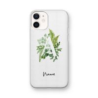 Green Brush: iPhone 12 mini Transparant Hoesje Green Brush: iPhone 12 mini Transparant Hoesje