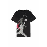 T-Shirt met Korte Mouwen voor kinderen Nike JDB GRADIENTE STACKED JM SS TEE 95D119 023 Zwart - Maat: 16 jaar