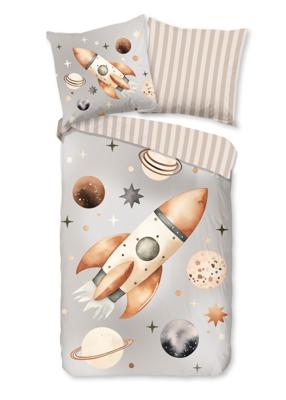 Good Morning Kinderdekbedovertrek "" - Grijs - (135x200 cm) - Katoen