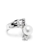 Yeprem bague en or blanc 18ct pavée de diamants - Argent