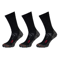 STAPP Thermosokken Techno Boston 3-pack Zwart-35/38