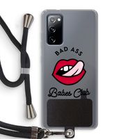 Badass Babes Club: Samsung Galaxy S20 FE / S20 FE 5G Transparant Hoesje met koord