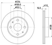 Remschijf 8DD355126801