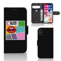 Apple iPhone X | Xs | Wallet Case | met Pasjes | Popart Princess