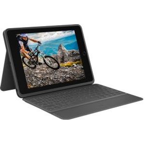 Logitech Rugged Folio toetsenbord voor mobiel apparaat QWERTY Deens, Fins, Noors, Zweeds Grafiet USB