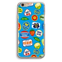 Fruitsticker: iPhone 6 / 6S Transparant Hoesje