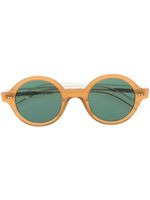 Cutler & Gross lunettes de soleil à monture ronde - Tons neutres