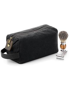 Quadra QD651 Heritage Waxed Canvas Wash Bag