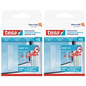 16x Tesa Powerstrips voor spiegels/ruiten klusbenodigdheden