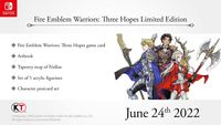 Fire Emblem Warriors Three Hopes Limited Edition