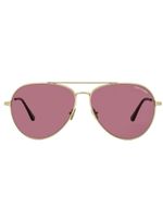 TOM FORD Eyewear lunettes de soleil Dashel-02 à monture pilote - Rose