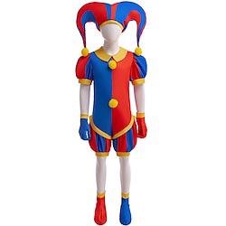 TADC Clown Pomni Kostuum Voor meisjes Film cosplay Cosplay Halloween Carnaval Maskerade Prestatie Feest Lightinthebox