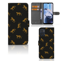 Telefoonhoesje met Pasjes voor Motorola Moto E22 | E22i Leopards