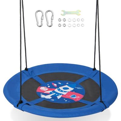 Nestschommel Boomschommel Kinderschommel voor Binnen en Buiten Hangschommel voor Kinderen en Volwassenen Ø 100 cm