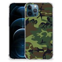 iPhone 12 | 12 Pro Doorzichtige Silicone Hoesje Army Dark - thumbnail