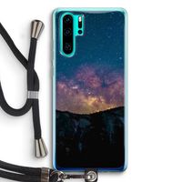 Travel to space: Huawei P30 Pro Transparant Hoesje met koord