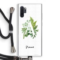 Green Brush: Samsung Galaxy Note 10 Plus Transparant Hoesje met koord