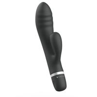 B Swish - Bwild Classic Wave Rabbit Vibrator Zwart - thumbnail