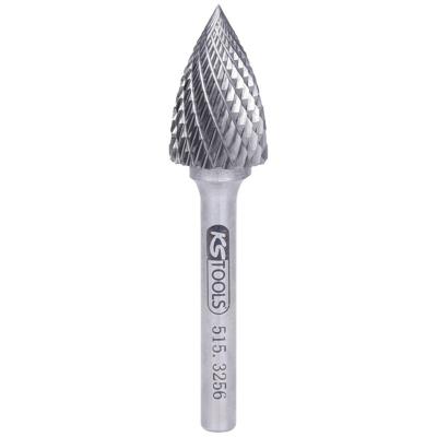 KS Tools 5153256 Freesstift Hardmetaal Lengte 70 mm Afmeting, Ø 6 mm