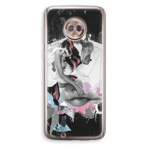 Camouflage de sommeil: Motorola Moto G6 Transparant Hoesje