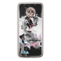 Camouflage de sommeil: Motorola Moto G6 Transparant Hoesje Camouflage de sommeil: Motorola Moto G6 Transparant Hoesje