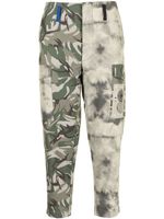 Ports V pantalon fuselé à motif tie dye - Vert